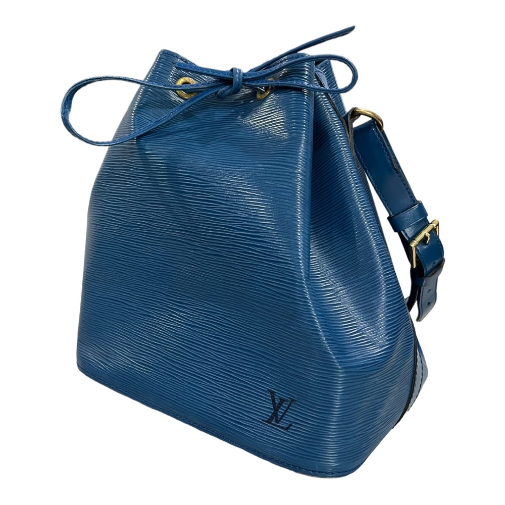 LOUIS VUITTON Blue Epi Leather Noe Shoulder Bag